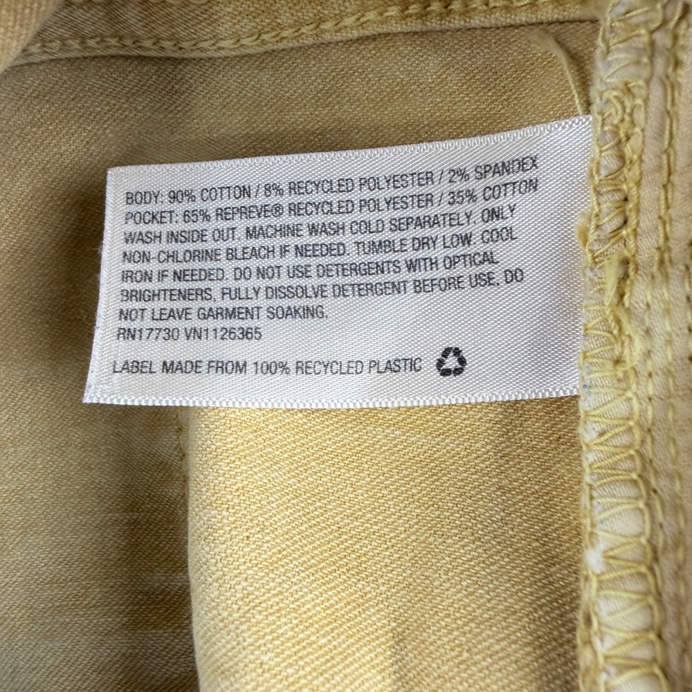 Universal Thread Shorts High Rise Midi Yellow 4/27 - Picture 6 of 8